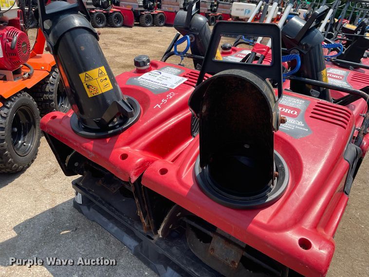 image for item DS8934 (4) Toro Power Clear snow blowers