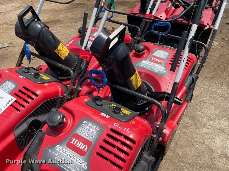 image for item DS8934 (4) Toro Power Clear snow blowers