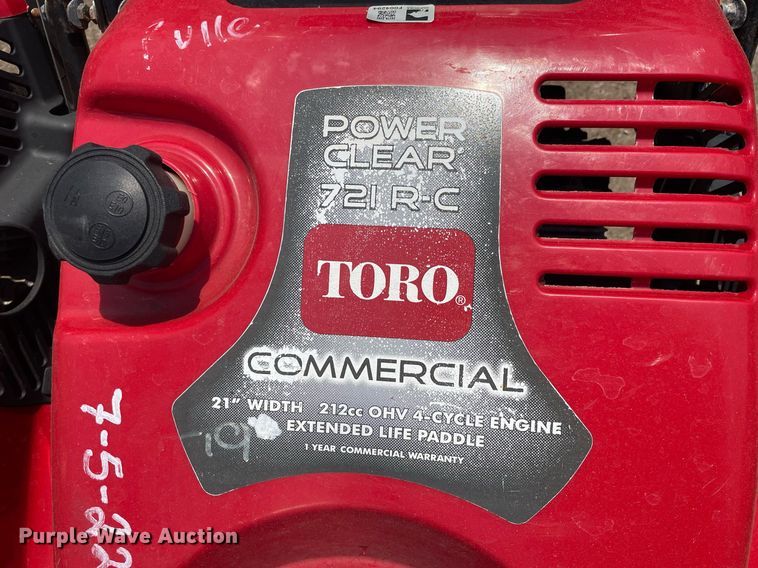 image for item DS8934 (4) Toro Power Clear snow blowers