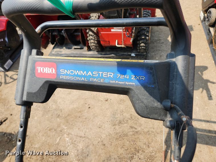 image for item DS8936 (2) Toro Snowmaster 724 ZXR snow blowers