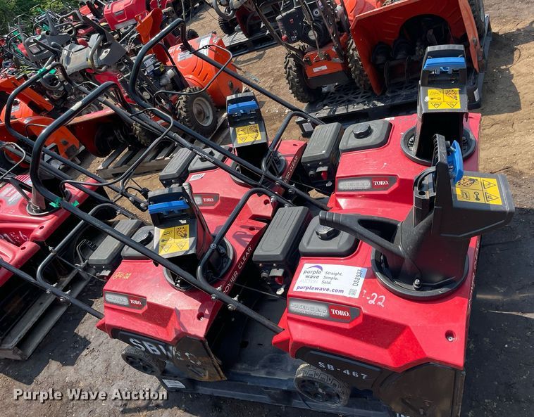 image for item DS8937 (4) Toro Power Clear snow blowers