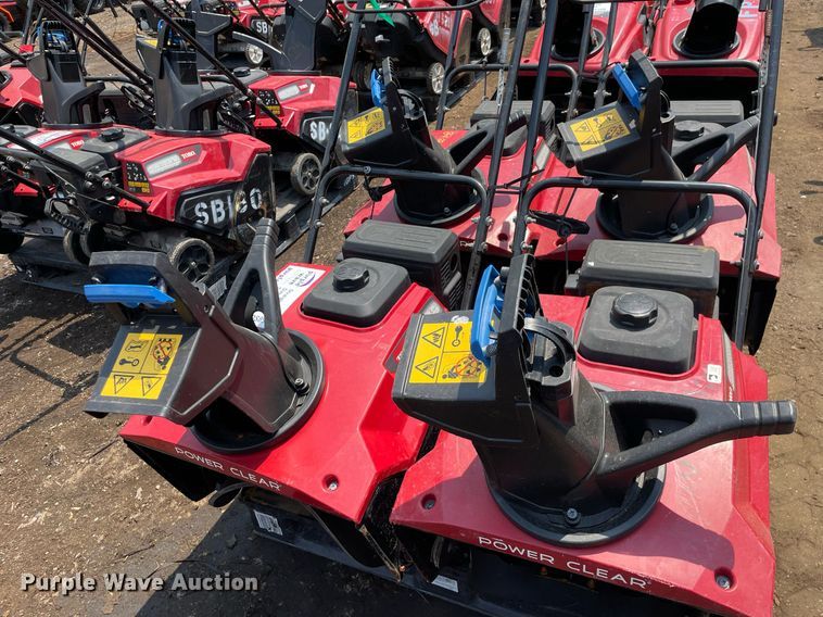 image for item DS8937 (4) Toro Power Clear snow blowers
