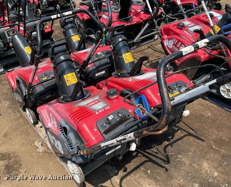 image for item DS8938 (4) Toro Power Clear snow blowers