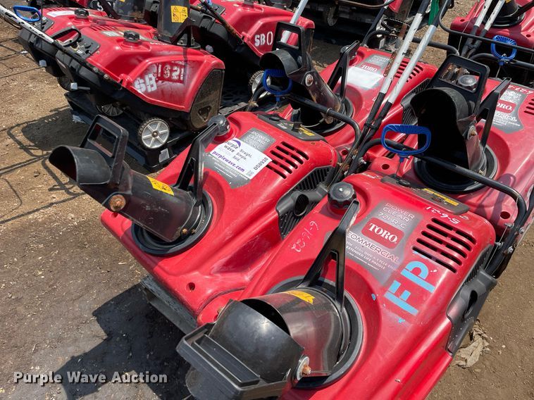 image for item DS8938 (4) Toro Power Clear snow blowers