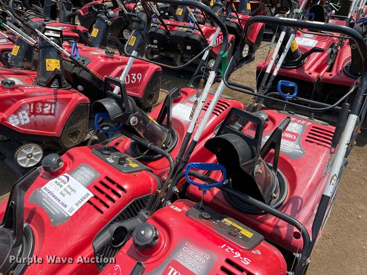 image for item DS8938 (4) Toro Power Clear snow blowers