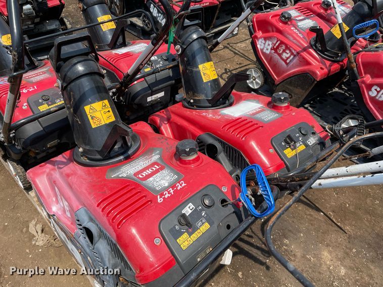 image for item DS8938 (4) Toro Power Clear snow blowers