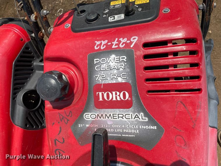 image for item DS8938 (4) Toro Power Clear snow blowers