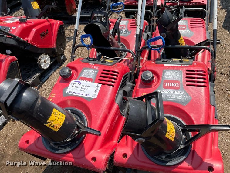 image for item DS8939 (4) Toro Power Clear snow blowers