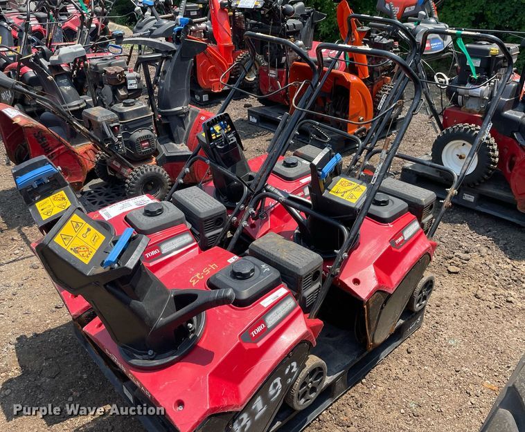 image for item DS8940 (4) Toro Power Clear snow blowers
