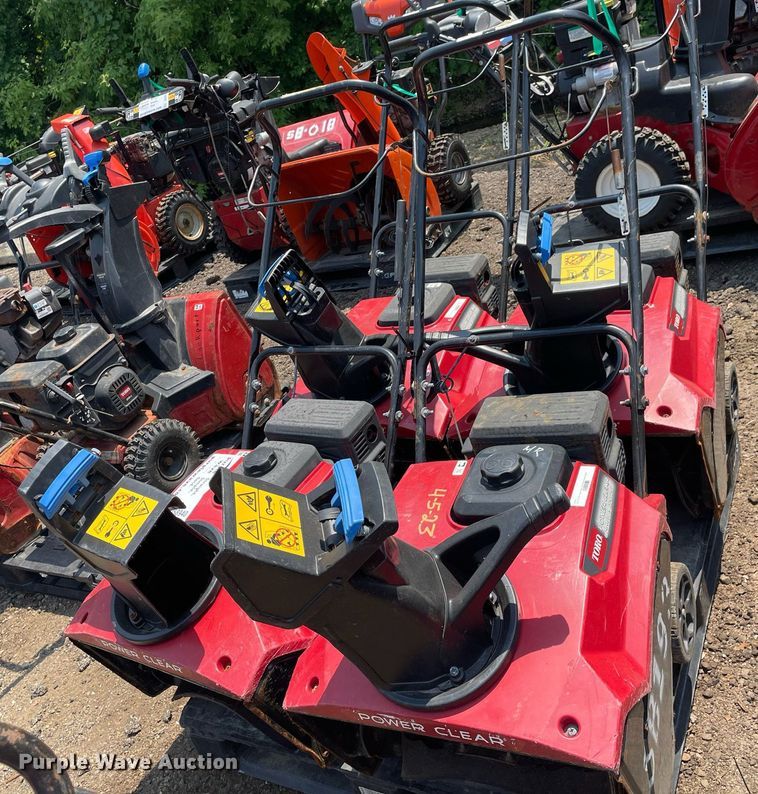 image for item DS8940 (4) Toro Power Clear snow blowers