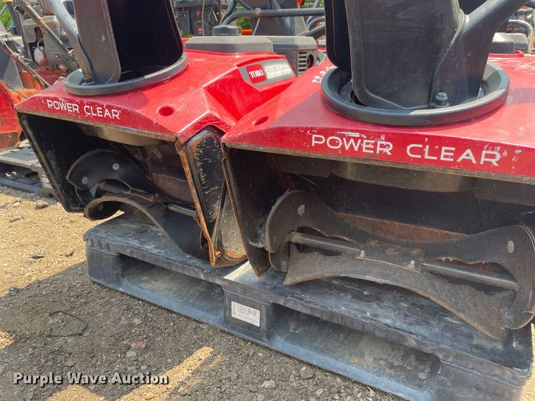 image for item DS8940 (4) Toro Power Clear snow blowers