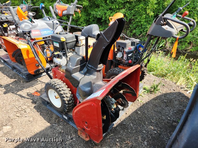 image for item DS8941 (2) two stage snow blowers