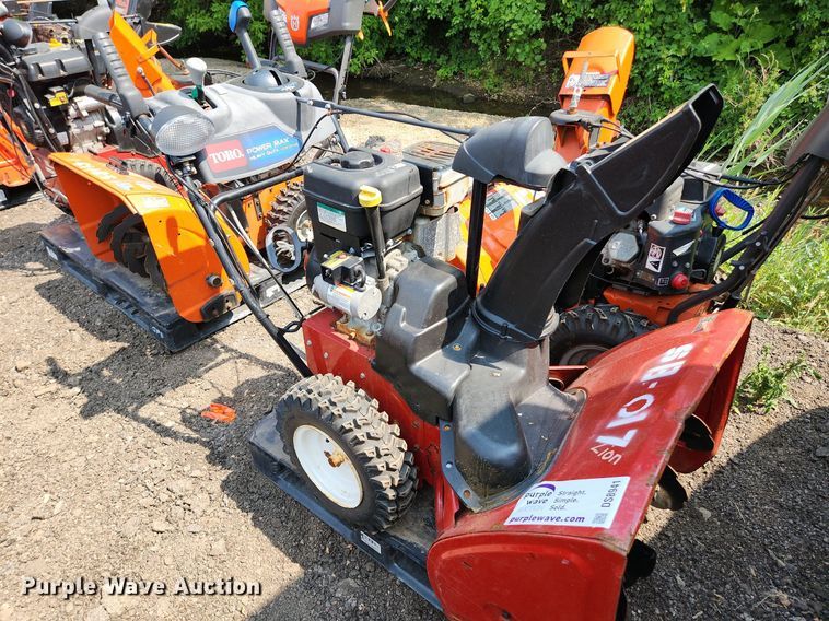 image for item DS8941 (2) two stage snow blowers