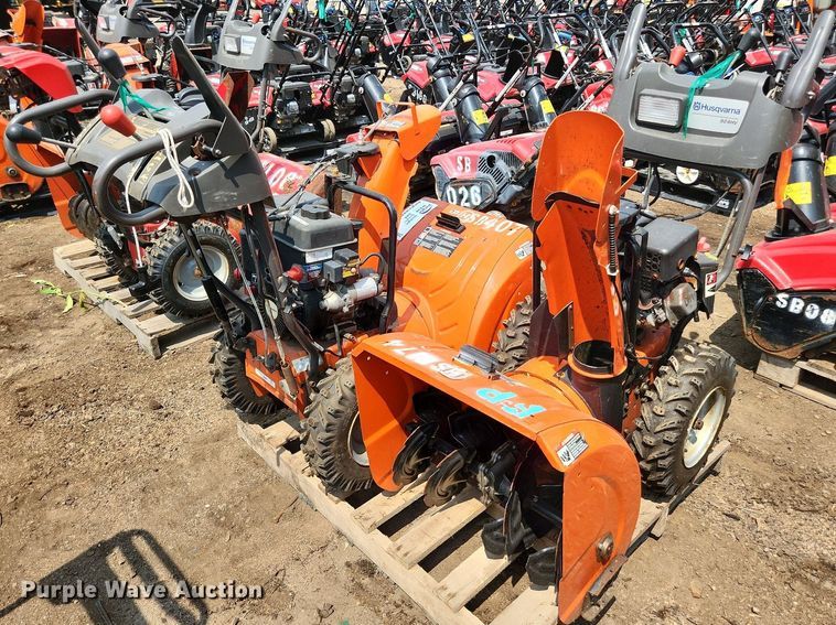 image for item DS8942 (2) Husqvarna 924HV snow blowers