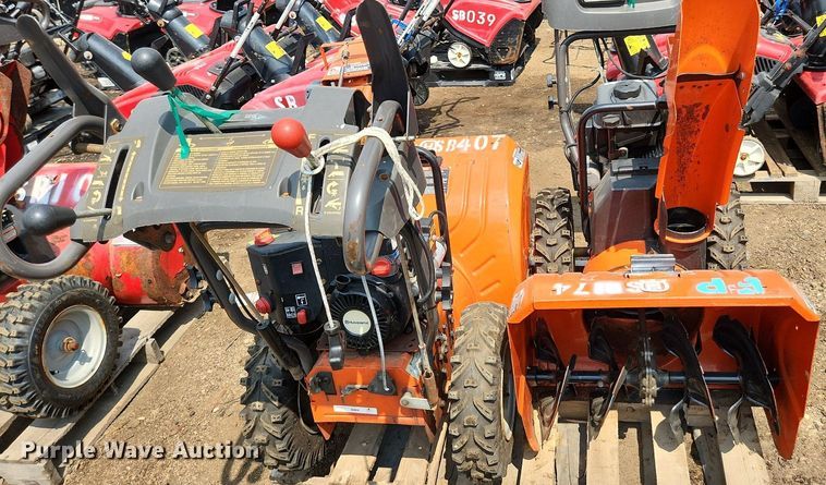 image for item DS8942 (2) Husqvarna 924HV snow blowers