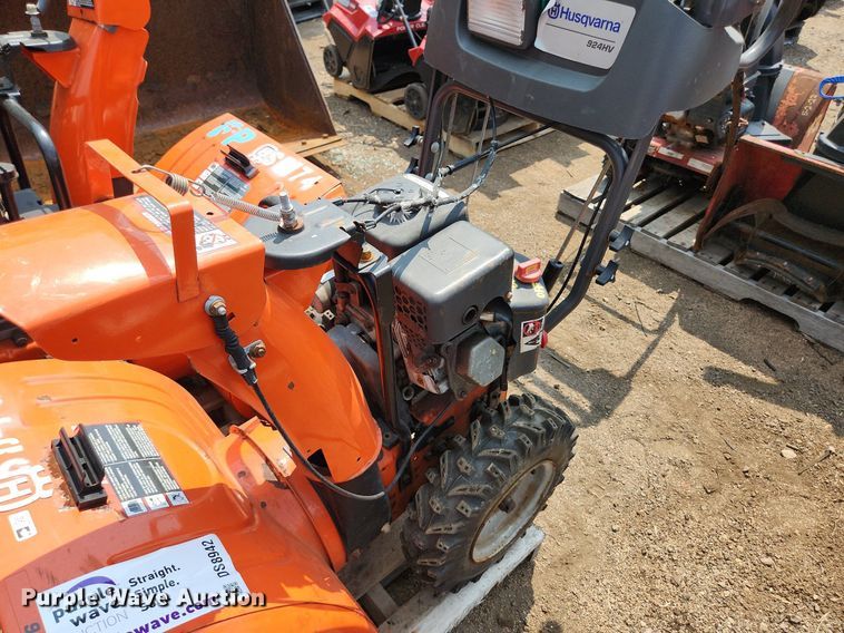image for item DS8942 (2) Husqvarna 924HV snow blowers