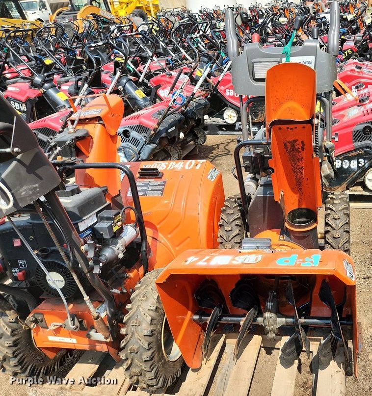 image for item DS8942 (2) Husqvarna 924HV snow blowers