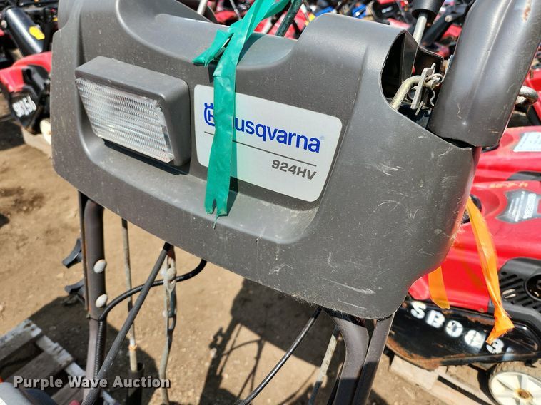 image for item DS8942 (2) Husqvarna 924HV snow blowers