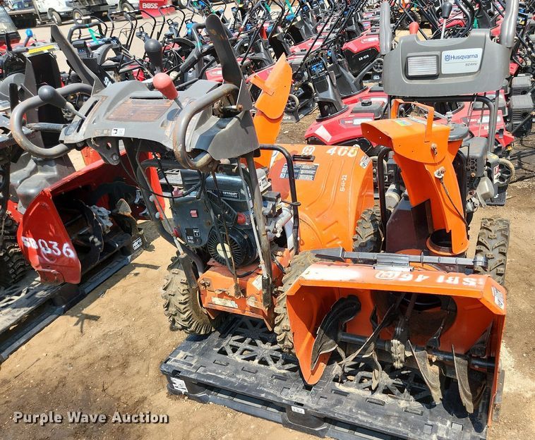 image for item DS8944 (2) Husqvarna 924HV snow blowers