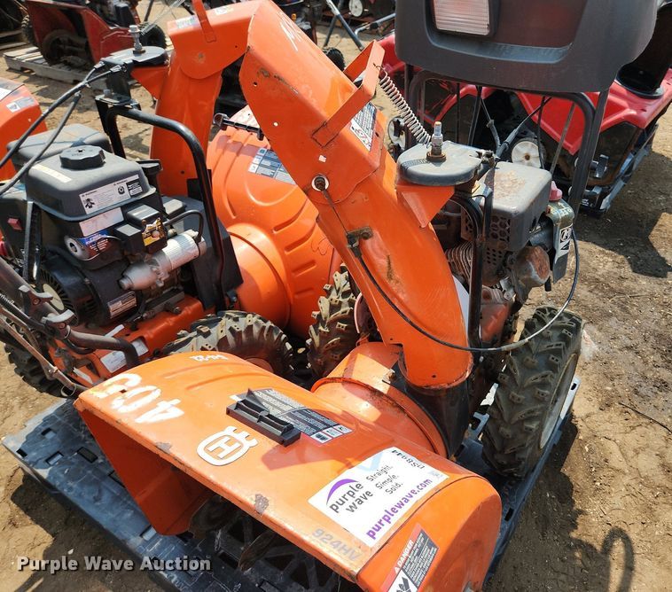 image for item DS8944 (2) Husqvarna 924HV snow blowers