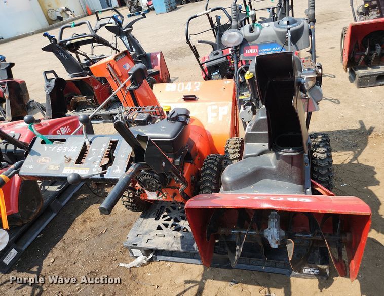 image for item DS8945 (2) two stage snow blowers