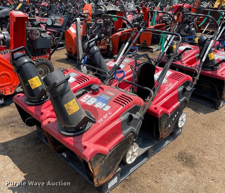 image for item DS8948 (4) Toro Power Clear snow blowers