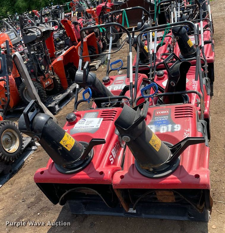 image for item DS8948 (4) Toro Power Clear snow blowers