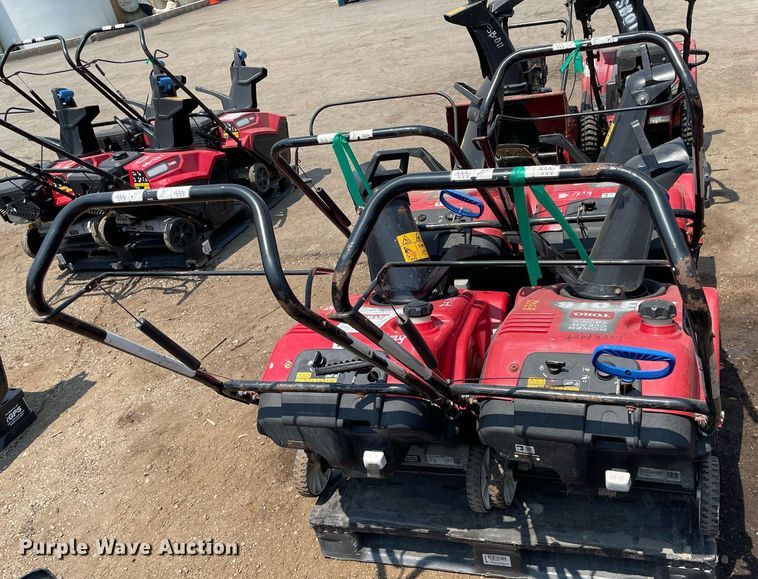 image for item DS8948 (4) Toro Power Clear snow blowers