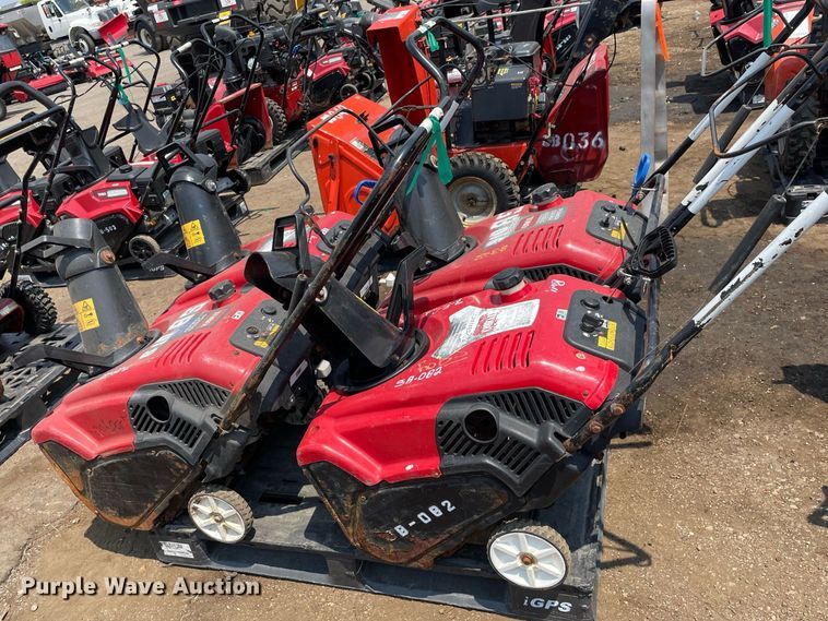 image for item DS8948 (4) Toro Power Clear snow blowers