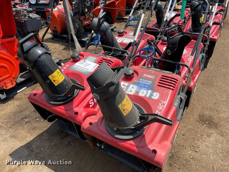 image for item DS8948 (4) Toro Power Clear snow blowers