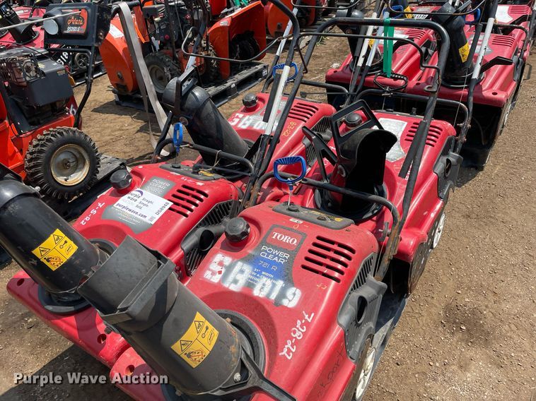 image for item DS8948 (4) Toro Power Clear snow blowers