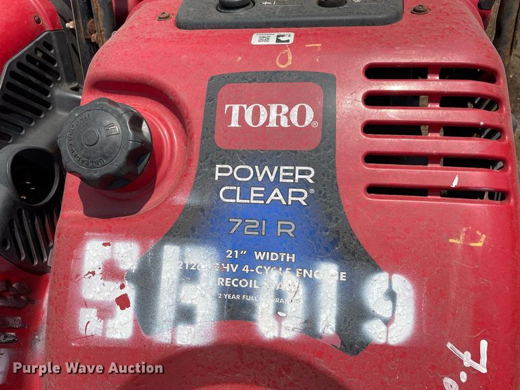 image for item DS8948 (4) Toro Power Clear snow blowers