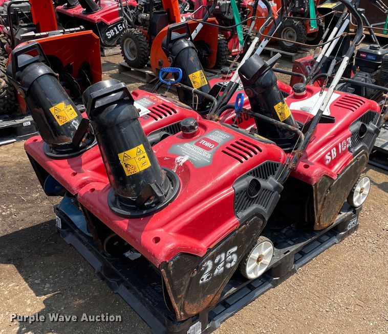 image for item DS8949 (4) Toro Power Clear snow blowers