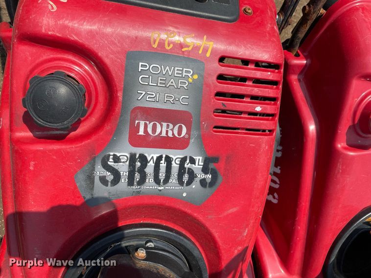 image for item DS8949 (4) Toro Power Clear snow blowers
