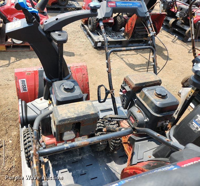 image for item DS8950 (2) Toro Snowmaster 724 ZXR snow blowers