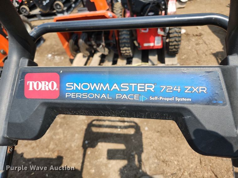 image for item DS8950 (2) Toro Snowmaster 724 ZXR snow blowers