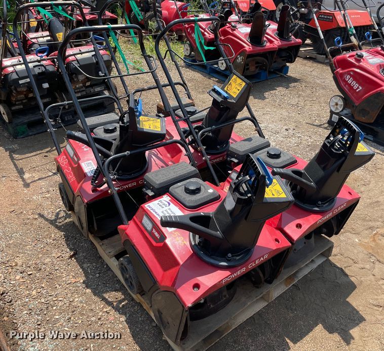image for item DS8952 (4) Toro Power Clear snow blowers