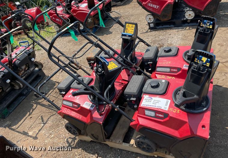 image for item DS8952 (4) Toro Power Clear snow blowers