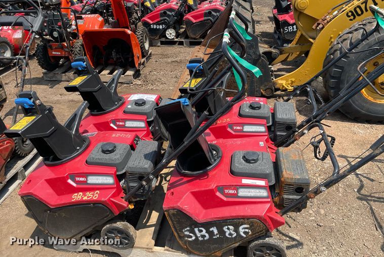 image for item DS8952 (4) Toro Power Clear snow blowers