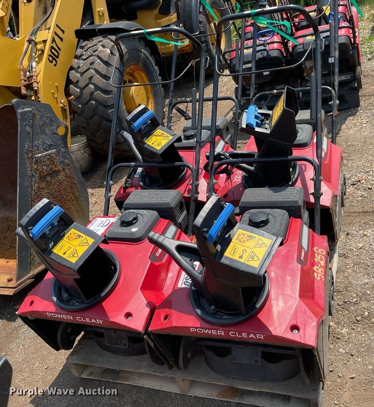 image for item DS8952 (4) Toro Power Clear snow blowers