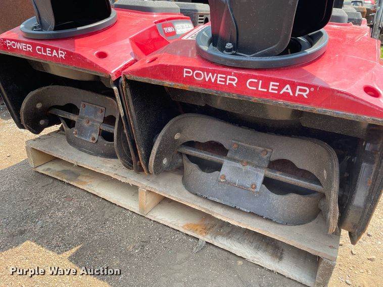image for item DS8952 (4) Toro Power Clear snow blowers