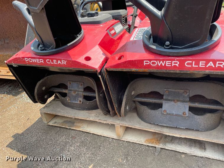 image for item DS8952 (4) Toro Power Clear snow blowers