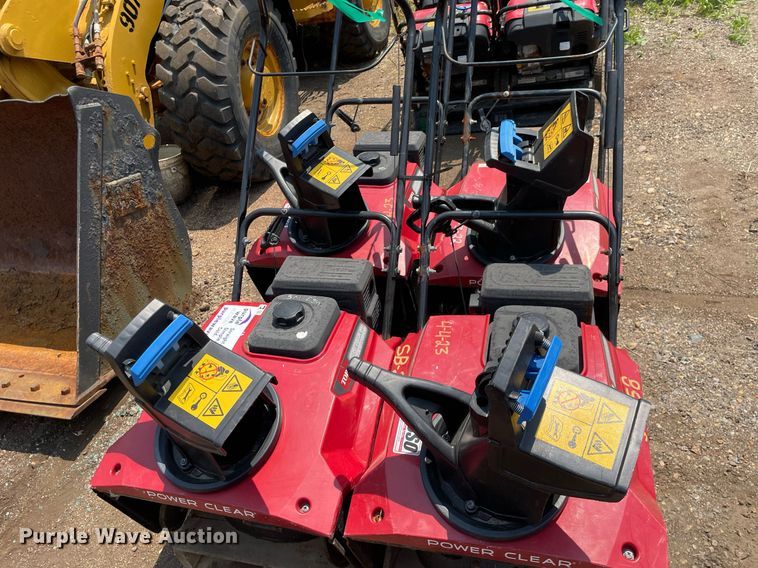 image for item DS8952 (4) Toro Power Clear snow blowers