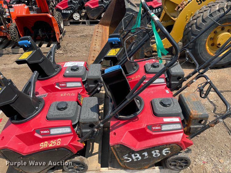 image for item DS8952 (4) Toro Power Clear snow blowers
