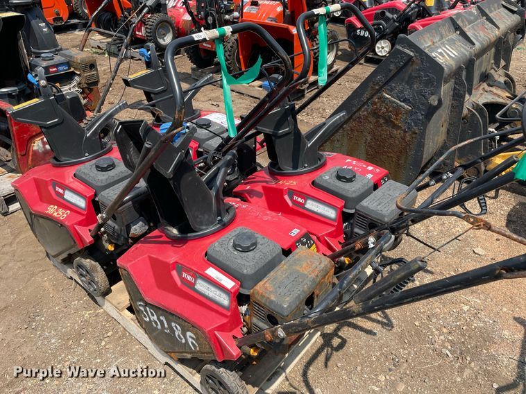 image for item DS8952 (4) Toro Power Clear snow blowers