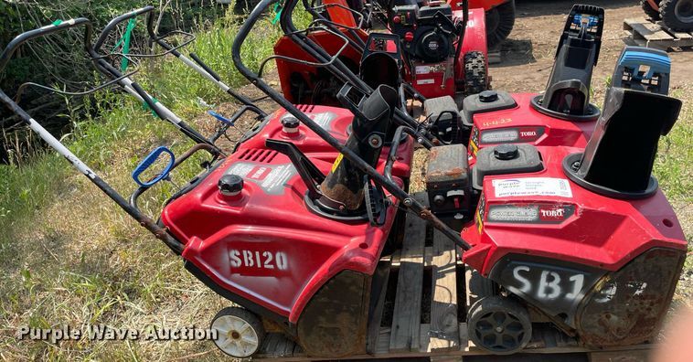 image for item DS8954 (4) Toro Power Clear snow blowers