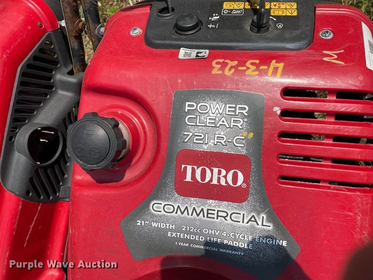 image for item DS8954 (4) Toro Power Clear snow blowers