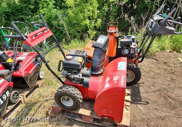 image for item DS8955 (2) two stage snow blowers