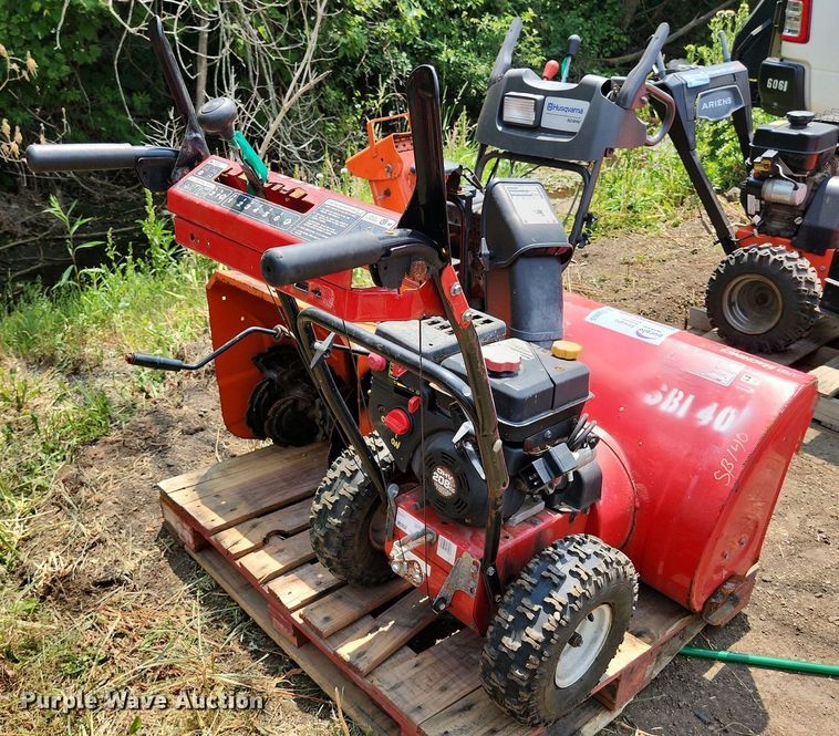 image for item DS8955 (2) two stage snow blowers