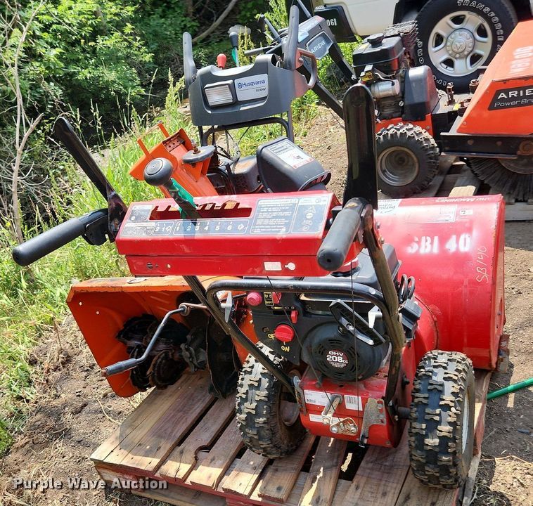 image for item DS8955 (2) two stage snow blowers